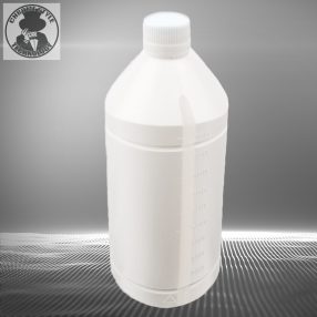 1 Literes műanyag mércés flakon csavaros kupakkal