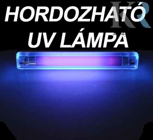 Kicsi, könnyű és tartós hordozható UV lámpa