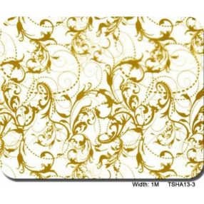 VTN fólia. 1 méter széles. Arany mintás