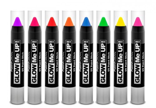 UV testfestő ceruza, NEON színek, neon kék + 7 szín