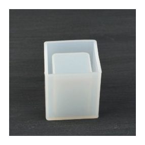 Szilikon öntőforma, ceruzatartó, kocka