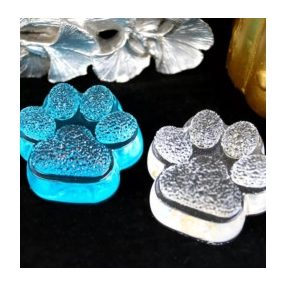 Szilikon öntőforma, krisztályos mancs