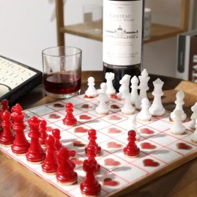 Szilikon öntőforma, sakkfigura készlet