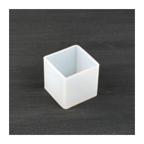 Szilikon öntőforma, kocka, 4 cm