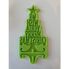 Szilikon öntőforma, karácsonyfa