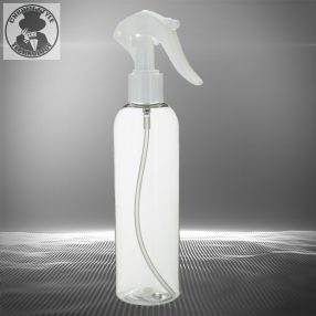   250 ml-es hengeres, PET + Mini karos szórófej, gyerekzáras.